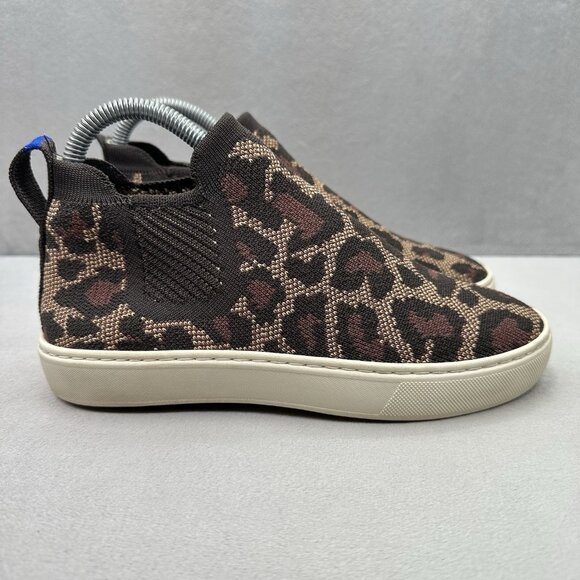 Rothy's The Chelsea Womens Size 5 Ankle Booties Wildcat Knit Sneakers High Top - Picture 1 of 8
